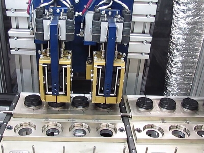 Automated Gas Cap Assembly with Pallet Conveyor