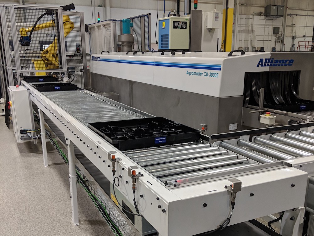 Powered roller conveyors