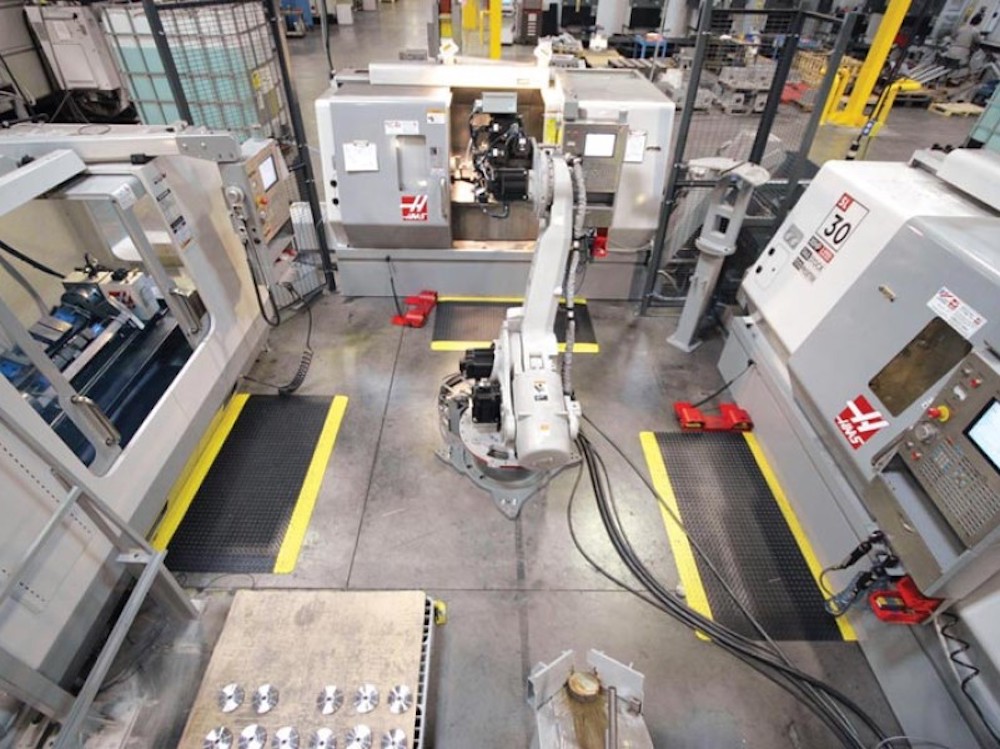 Multiple machine tending