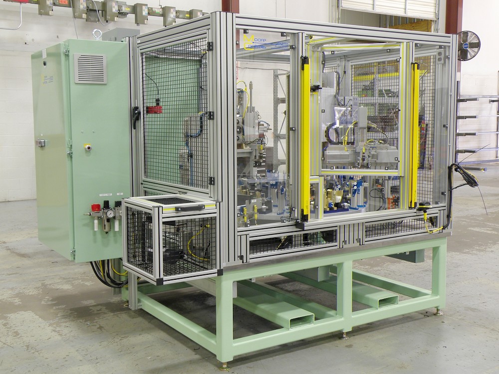 Single-station, dial table testing